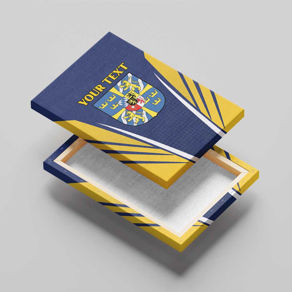 Personalized Swedish Empire 1611-1721 Canvas Wall Art Flag Color Inspiration - Wonder Print Shop