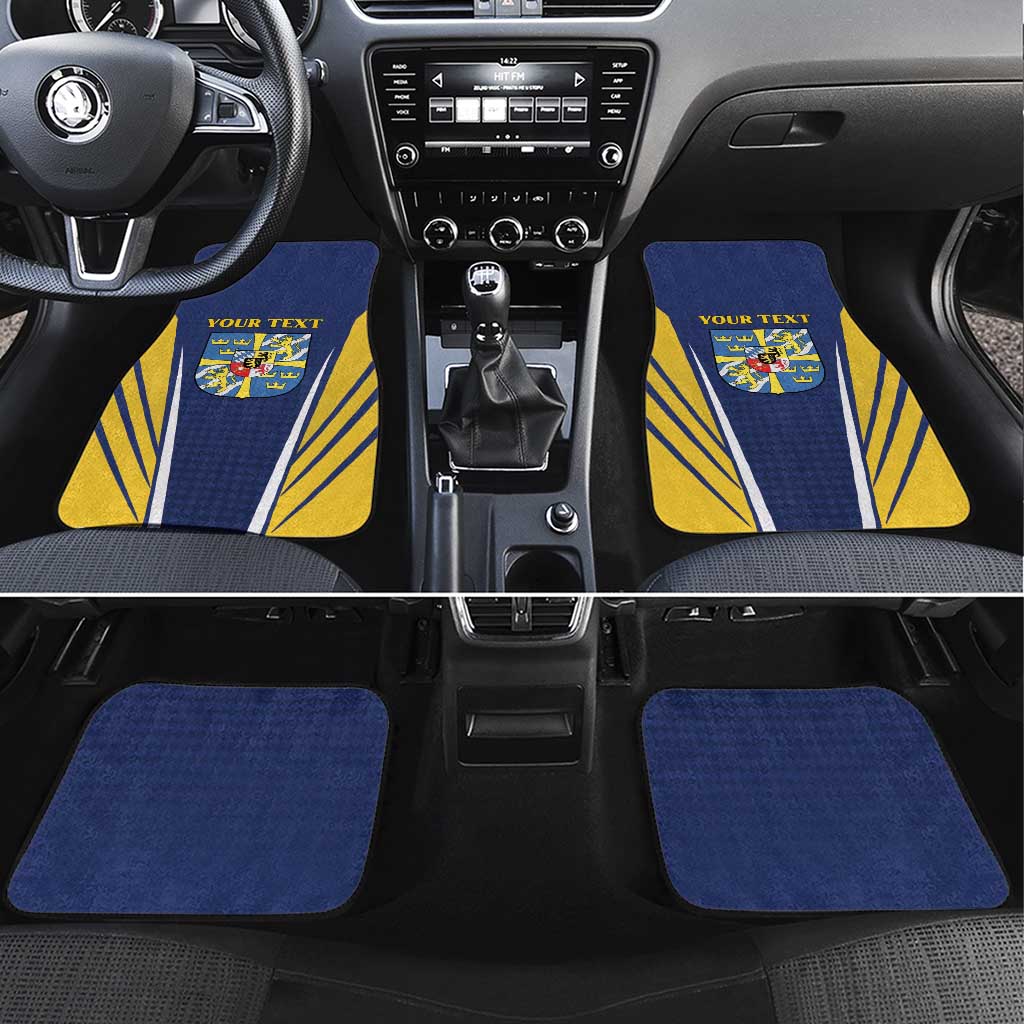 Personalized Swedish Empire 1611-1721 Car Mats Flag Color Inspiration - Wonder Print Shop