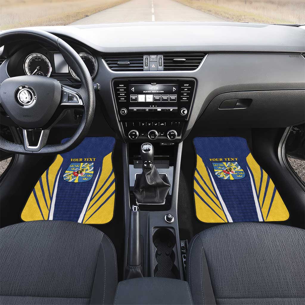 Personalized Swedish Empire 1611-1721 Car Mats Flag Color Inspiration - Wonder Print Shop