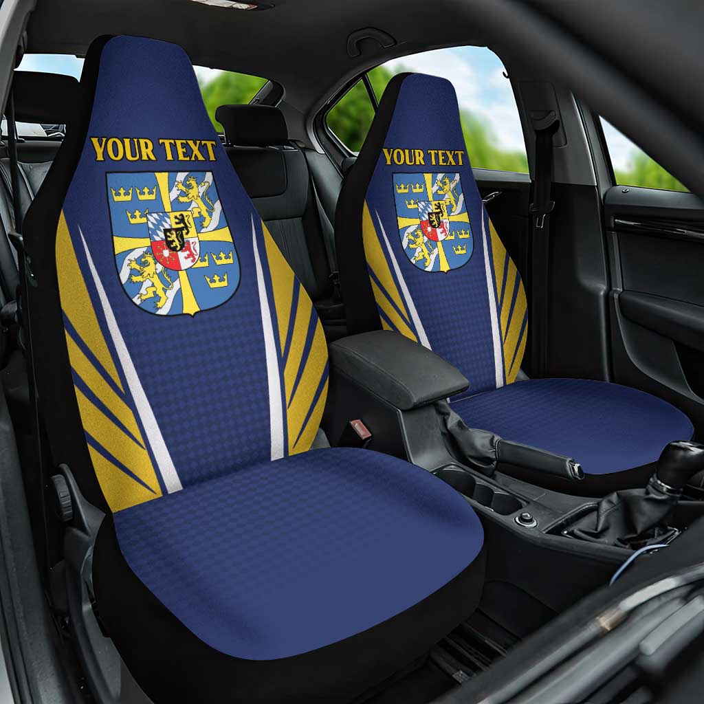 Personalized Swedish Empire 1611-1721 Car Seat Cover Flag Color Inspiration - Wonder Print Shop