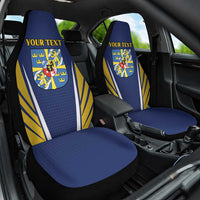 Personalized Swedish Empire 1611-1721 Car Seat Cover Flag Color Inspiration - Wonder Print Shop