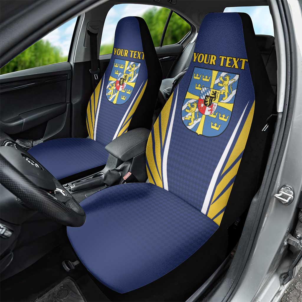 Personalized Swedish Empire 1611-1721 Car Seat Cover Flag Color Inspiration - Wonder Print Shop
