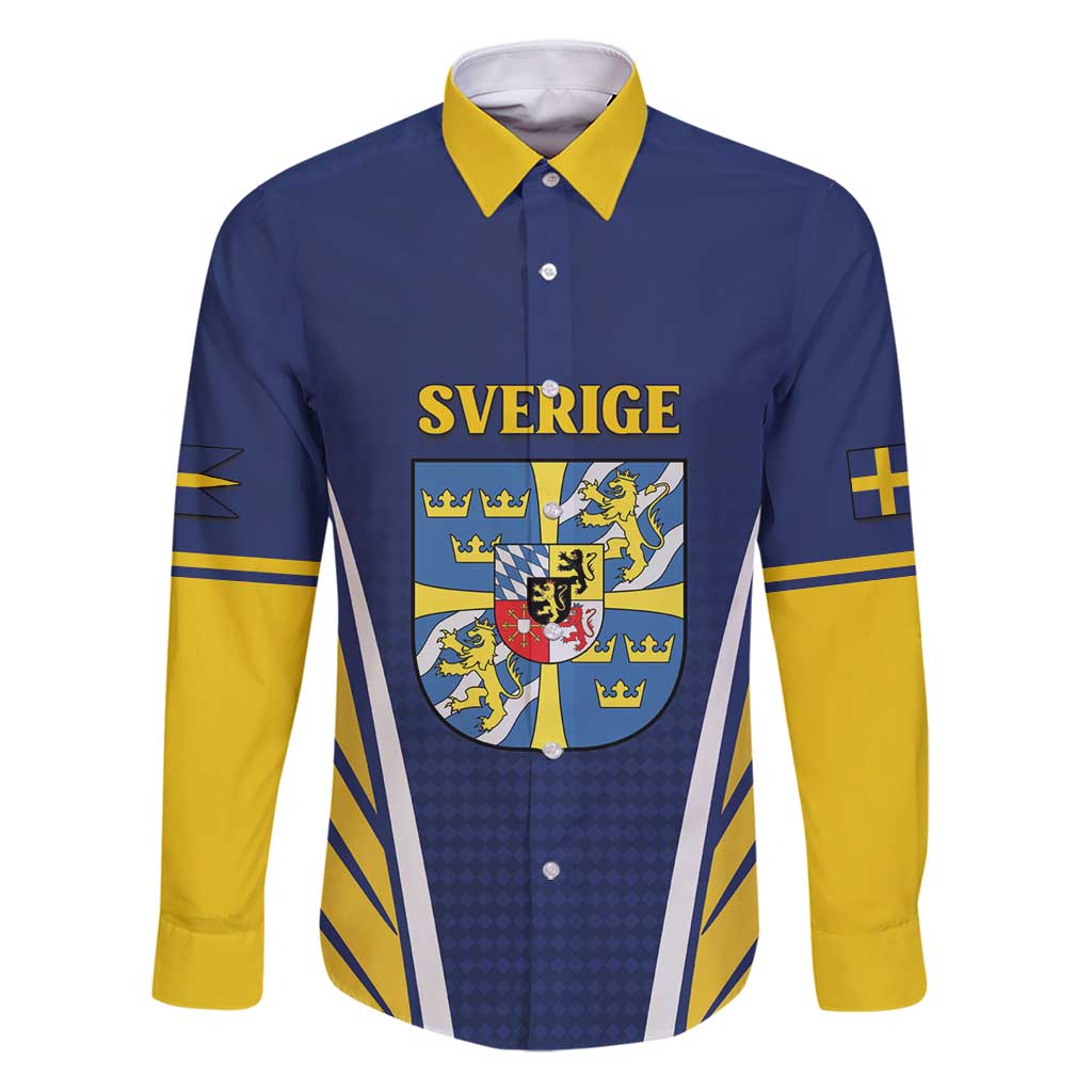 Personalized Swedish Empire 1611-1721 Family Matching Puletasi and Hawaiian Shirt Flag Color Inspiration - Wonder Print Shop