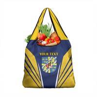 Personalized Swedish Empire 1611-1721 Grocery Bag Flag Color Inspiration - Wonder Print Shop