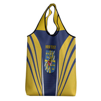 Personalized Swedish Empire 1611-1721 Grocery Bag Flag Color Inspiration - Wonder Print Shop