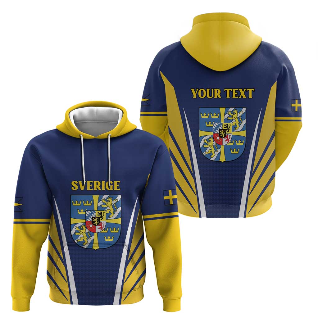 Personalized Swedish Empire 1611-1721 Hoodie Flag Color Inspiration - Wonder Print Shop