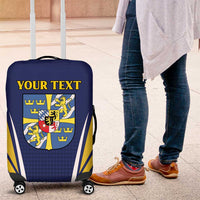 Personalized Swedish Empire 1611-1721 Luggage Cover Flag Color Inspiration - Wonder Print Shop