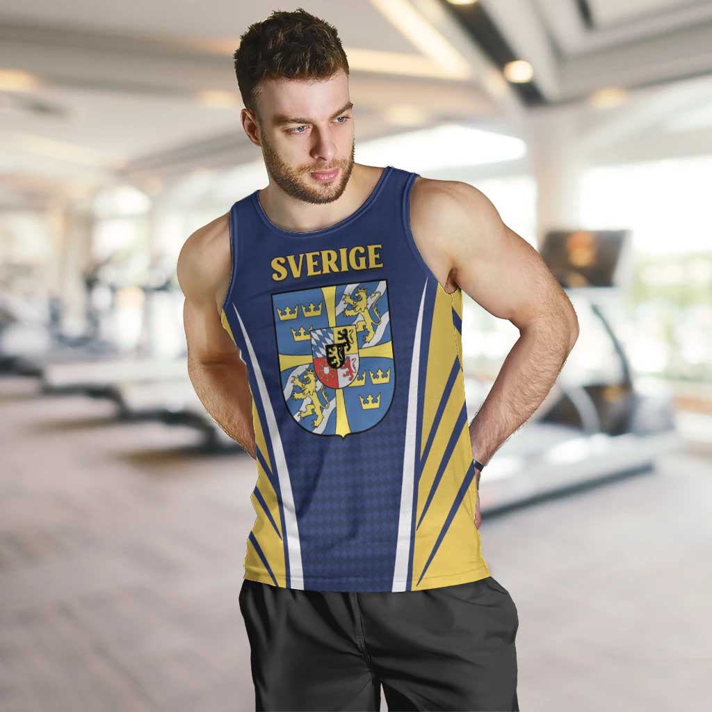 Personalized Swedish Empire 1611-1721 Men Tank Top Flag Color Inspiration - Wonder Print Shop