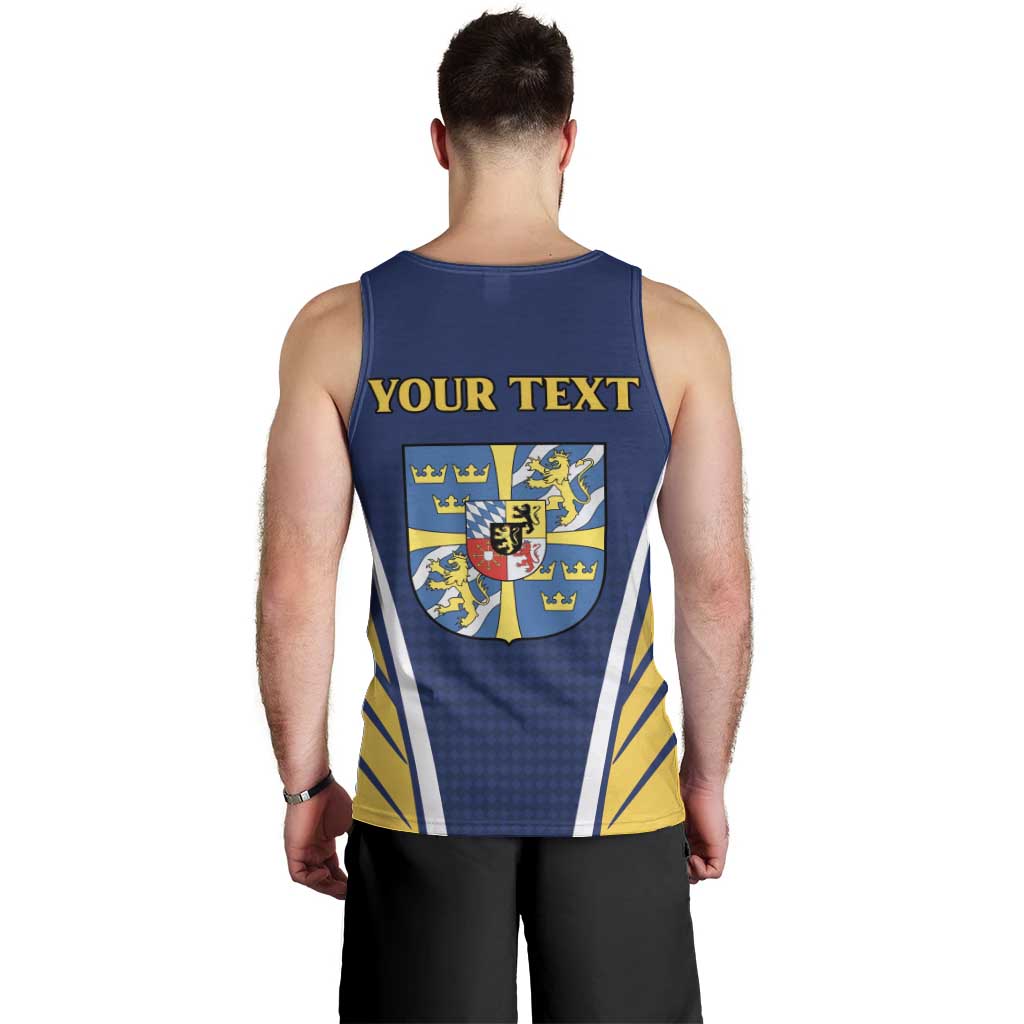 Personalized Swedish Empire 1611-1721 Men Tank Top Flag Color Inspiration - Wonder Print Shop