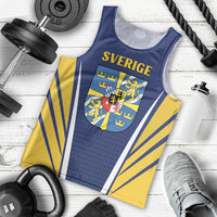 Personalized Swedish Empire 1611-1721 Men Tank Top Flag Color Inspiration - Wonder Print Shop