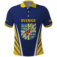 Personalized Swedish Empire 1611-1721 Polo Shirt Flag Color Inspiration - Wonder Print Shop