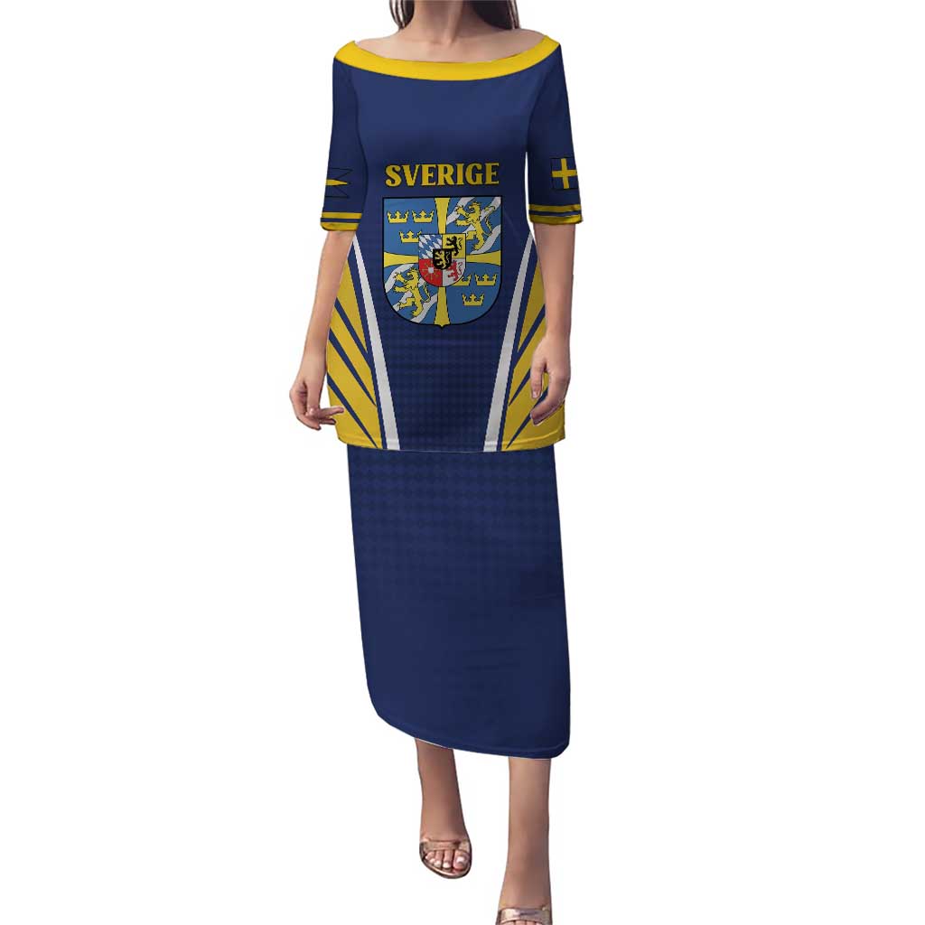 Personalized Swedish Empire 1611-1721 Puletasi Flag Color Inspiration - Wonder Print Shop