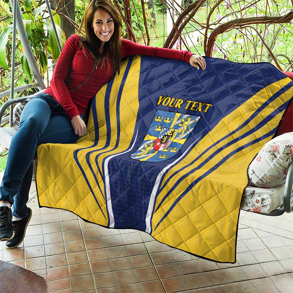 Personalized Swedish Empire 1611-1721 Quilt Flag Color Inspiration - Wonder Print Shop