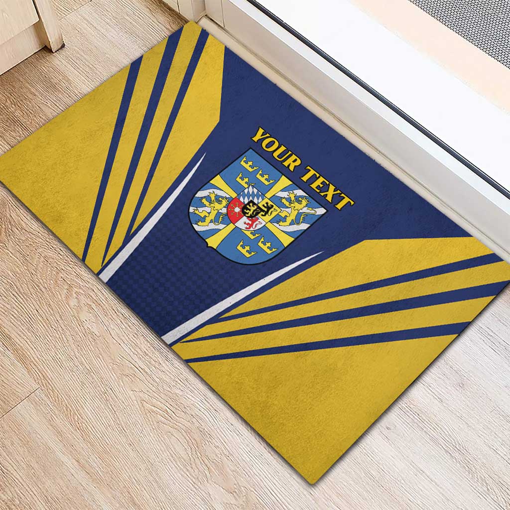 Personalized Swedish Empire 1611-1721 Rubber Doormat Flag Color Inspiration - Wonder Print Shop