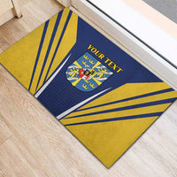 Personalized Swedish Empire 1611-1721 Rubber Doormat Flag Color Inspiration - Wonder Print Shop