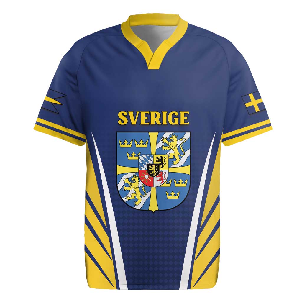Personalized Swedish Empire 1611-1721 Rugby Jersey Flag Color Inspiration - Wonder Print Shop