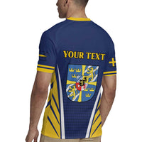 Personalized Swedish Empire 1611-1721 Rugby Jersey Flag Color Inspiration - Wonder Print Shop