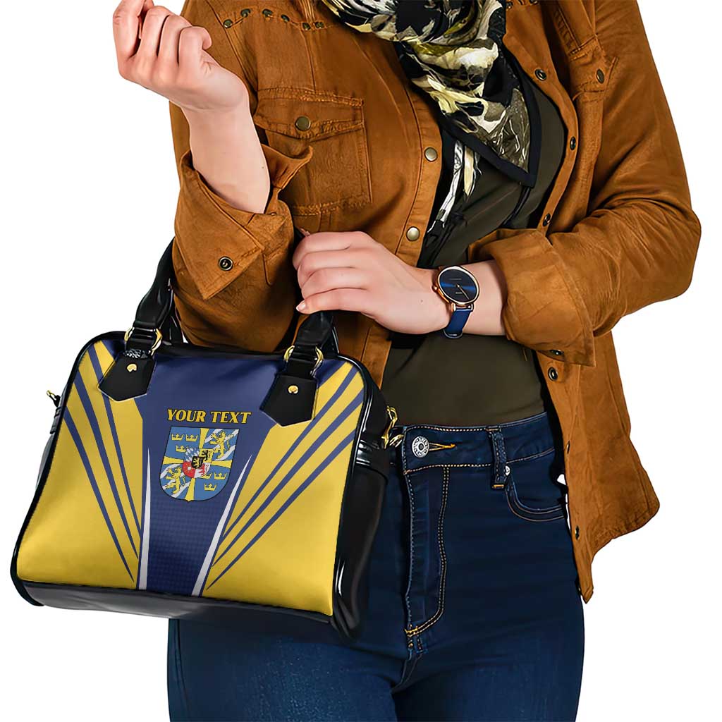 Personalized Swedish Empire 1611-1721 Shoulder Handbag Flag Color Inspiration - Wonder Print Shop