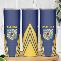 Personalized Swedish Empire 1611-1721 Skinny Tumbler Flag Color Inspiration - Wonder Print Shop