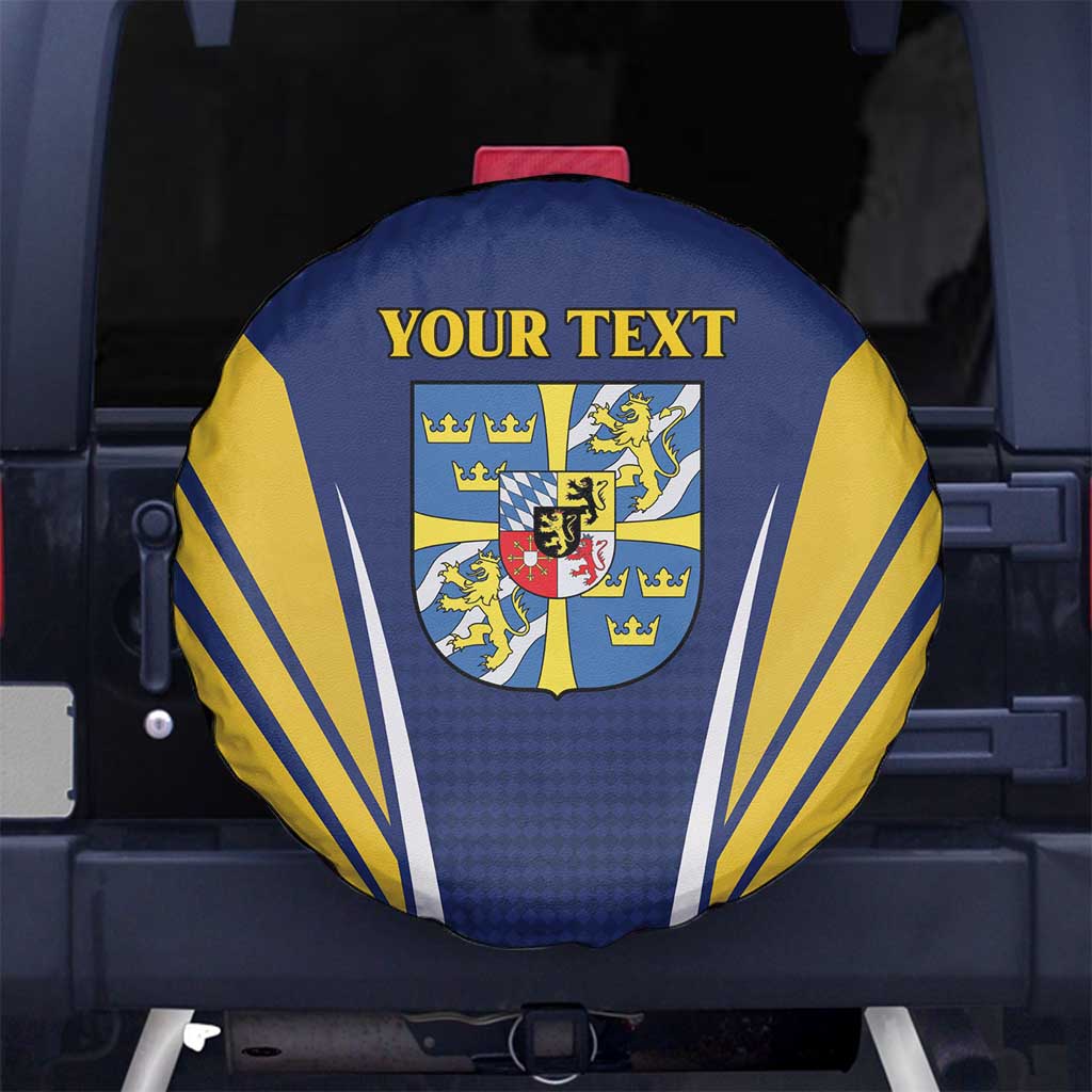 Personalized Swedish Empire 1611-1721 Spare Tire Cover Flag Color Inspiration - Wonder Print Shop