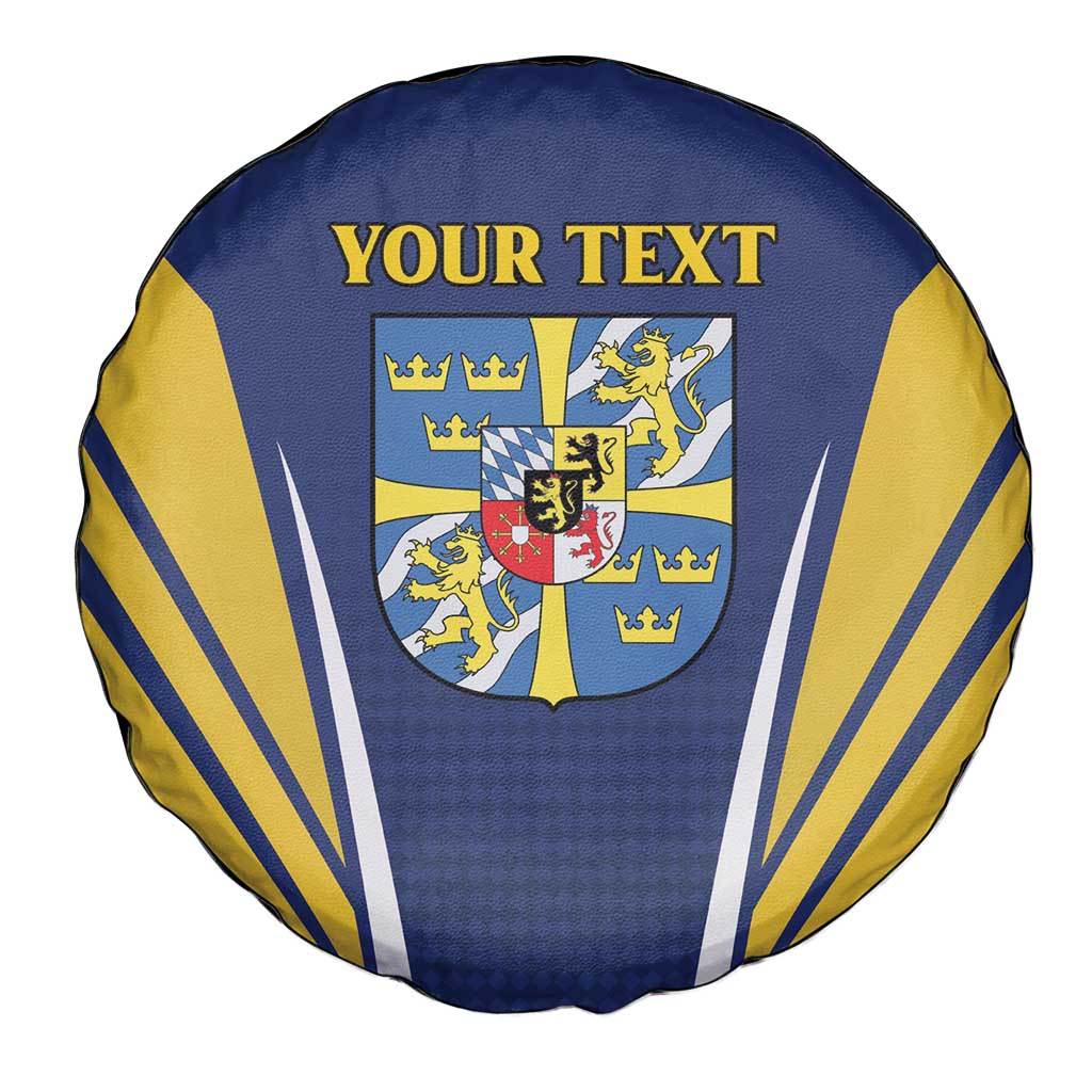 Personalized Swedish Empire 1611-1721 Spare Tire Cover Flag Color Inspiration - Wonder Print Shop