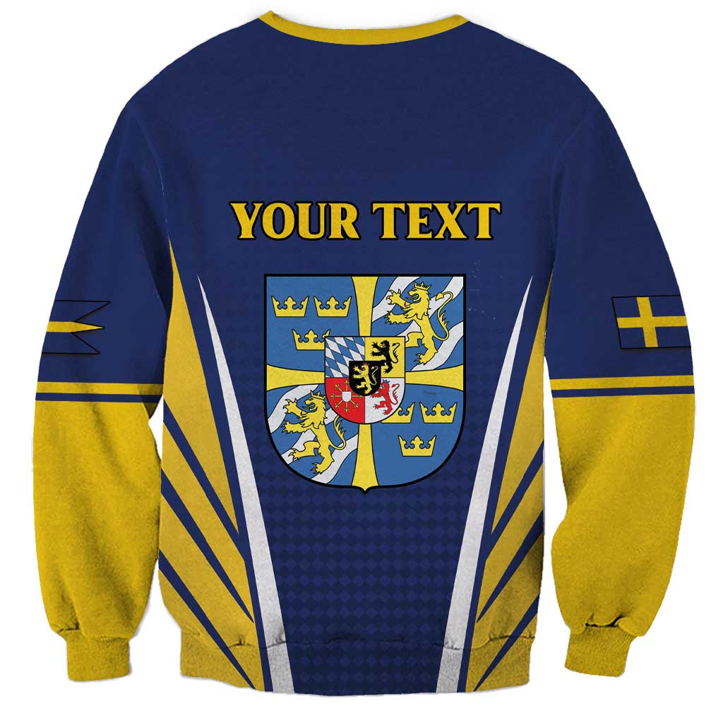 Personalized Swedish Empire 1611-1721 Sweatshirt Flag Color Inspiration - Wonder Print Shop