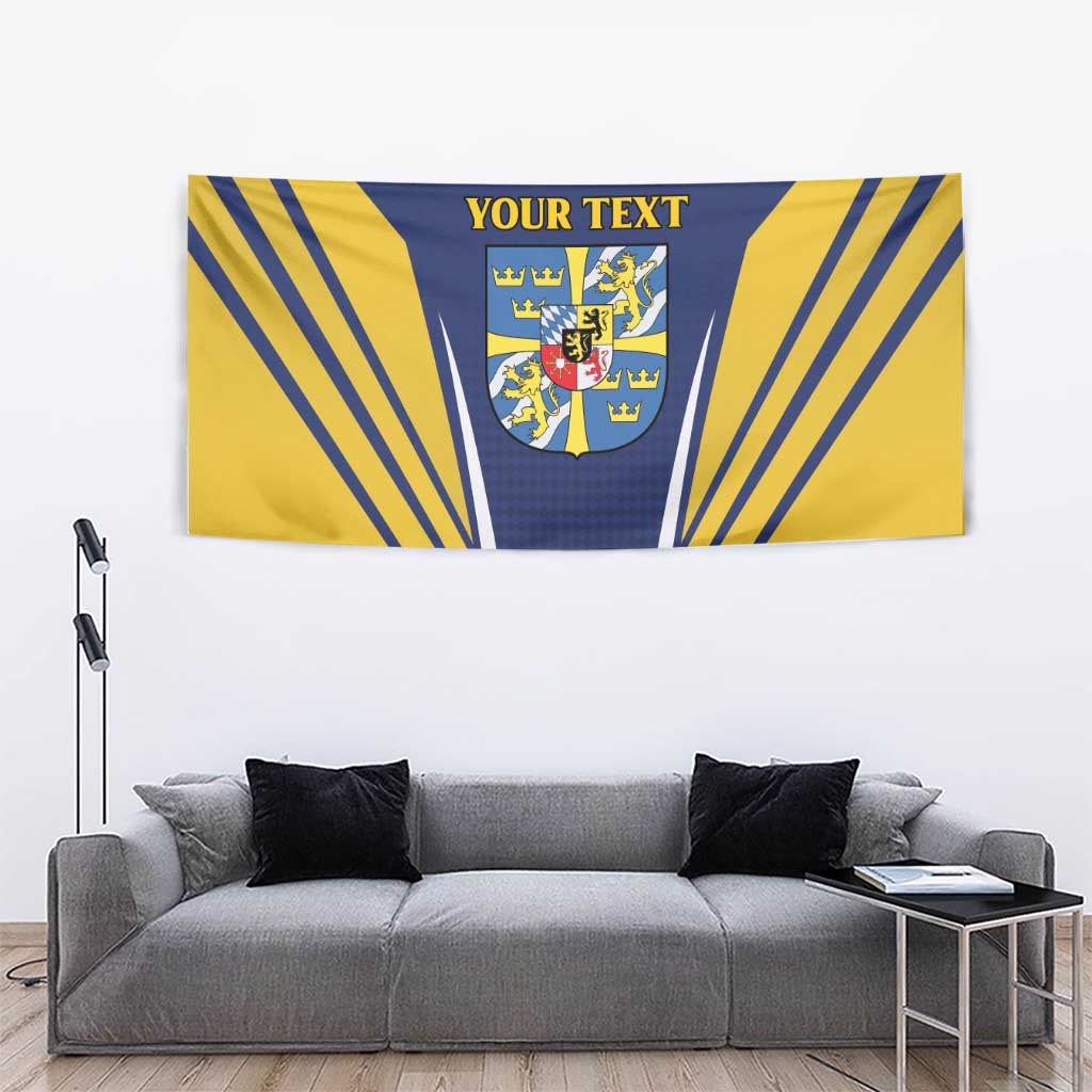 Personalized Swedish Empire 1611-1721 Tapestry Flag Color Inspiration - Wonder Print Shop