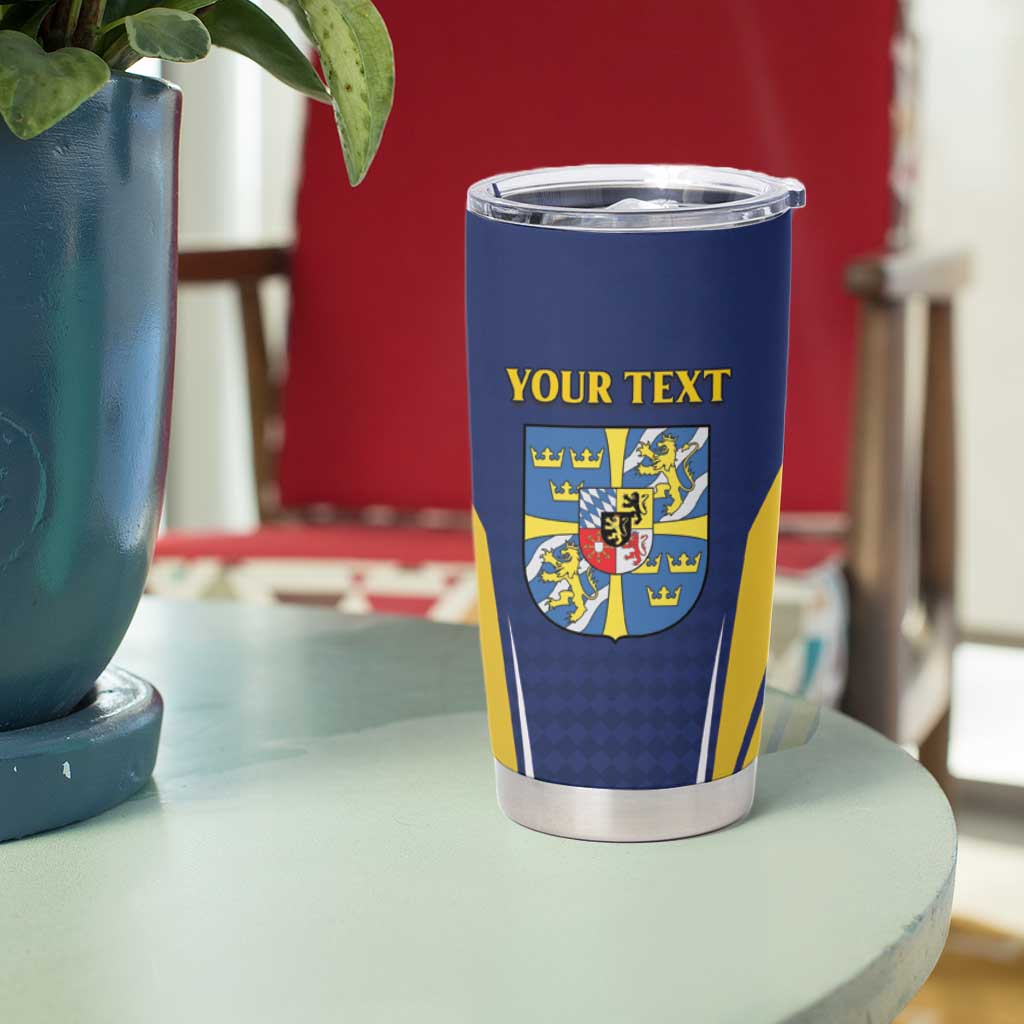 Personalized Swedish Empire 1611-1721 Tumbler Cup Flag Color Inspiration - Wonder Print Shop