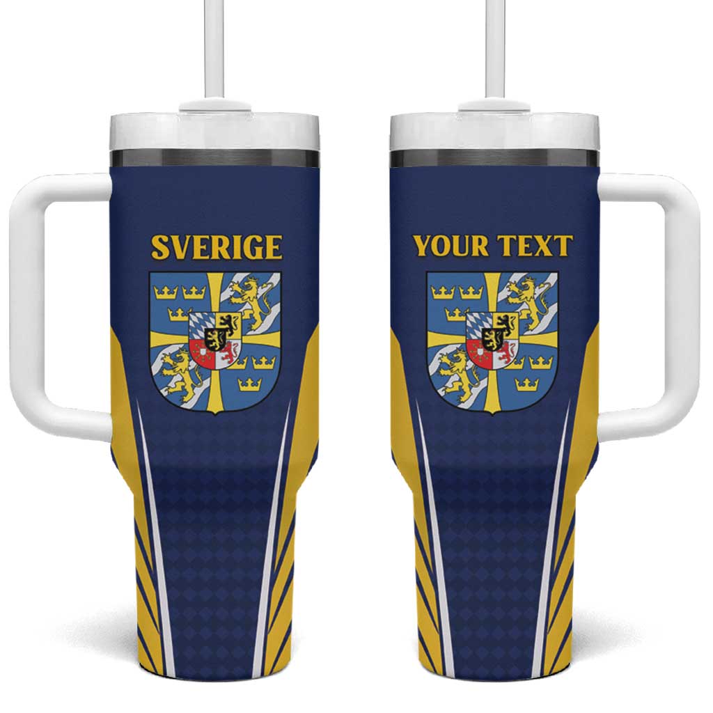 Personalized Swedish Empire 1611-1721 Tumbler With Handle Flag Color Inspiration - Wonder Print Shop