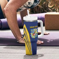 Personalized Swedish Empire 1611-1721 Tumbler With Handle Flag Color Inspiration - Wonder Print Shop