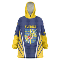 Personalized Swedish Empire 1611-1721 Wearable Blanket Hoodie Flag Color Inspiration - Wonder Print Shop