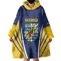 Personalized Swedish Empire 1611-1721 Wearable Blanket Hoodie Flag Color Inspiration - Wonder Print Shop