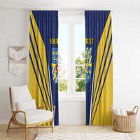 Personalized Swedish Empire 1611-1721 Window Curtain Flag Color Inspiration - Wonder Print Shop