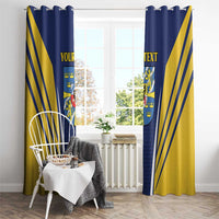 Personalized Swedish Empire 1611-1721 Window Curtain Flag Color Inspiration - Wonder Print Shop