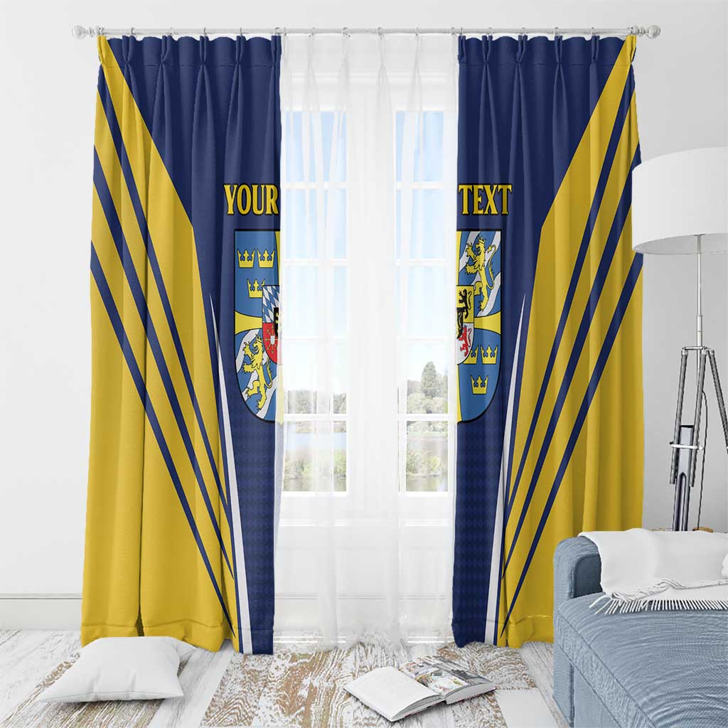Personalized Swedish Empire 1611-1721 Window Curtain Flag Color Inspiration - Wonder Print Shop