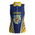 Personalized Swedish Empire 1611-1721 Women Sleeveless Polo Shirt Flag Color Inspiration - Wonder Print Shop