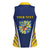 Personalized Swedish Empire 1611-1721 Women Sleeveless Polo Shirt Flag Color Inspiration - Wonder Print Shop