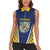 Personalized Swedish Empire 1611-1721 Women Sleeveless Polo Shirt Flag Color Inspiration - Wonder Print Shop
