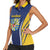 Personalized Swedish Empire 1611-1721 Women Sleeveless Polo Shirt Flag Color Inspiration - Wonder Print Shop