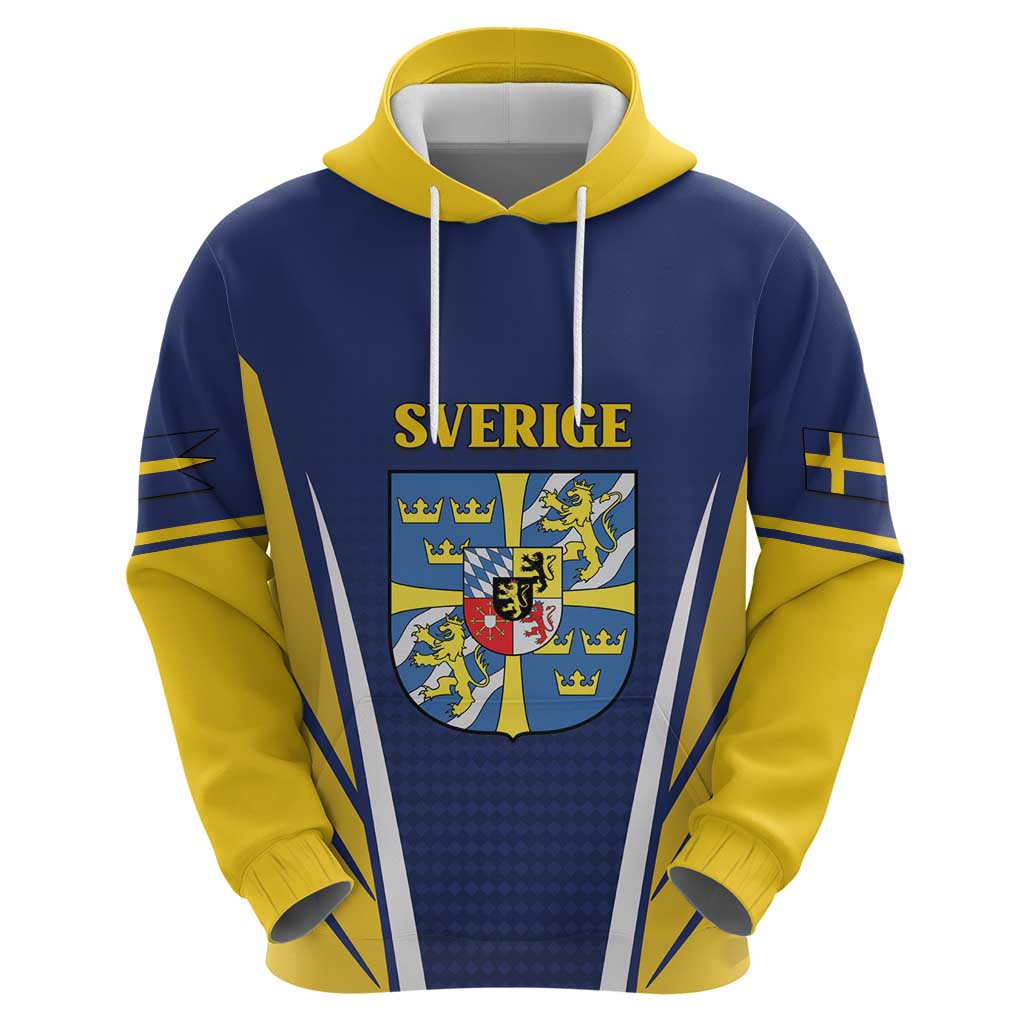 Personalized Swedish Empire 1611-1721 Zip Hoodie Flag Color Inspiration - Wonder Print Shop