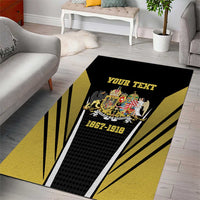 Personalized Austro-Hungarian Empire 1867-1918 Area Rug Flag Color Inspiration - Wonder Print Shop