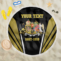 Personalized Austro-Hungarian Empire 1867-1918 Beach Blanket Flag Color Inspiration - Wonder Print Shop