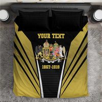 Personalized Austro-Hungarian Empire 1867-1918 Bedding Set Flag Color Inspiration - Wonder Print Shop