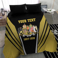 Personalized Austro-Hungarian Empire 1867-1918 Bedding Set Flag Color Inspiration - Wonder Print Shop