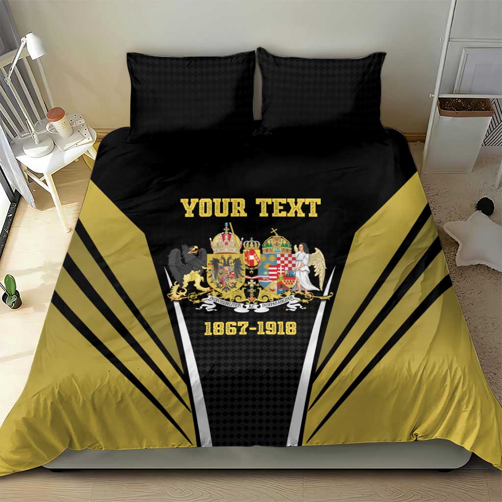 Personalized Austro-Hungarian Empire 1867-1918 Bedding Set Flag Color Inspiration - Wonder Print Shop