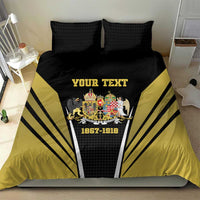 Personalized Austro-Hungarian Empire 1867-1918 Bedding Set Flag Color Inspiration - Wonder Print Shop