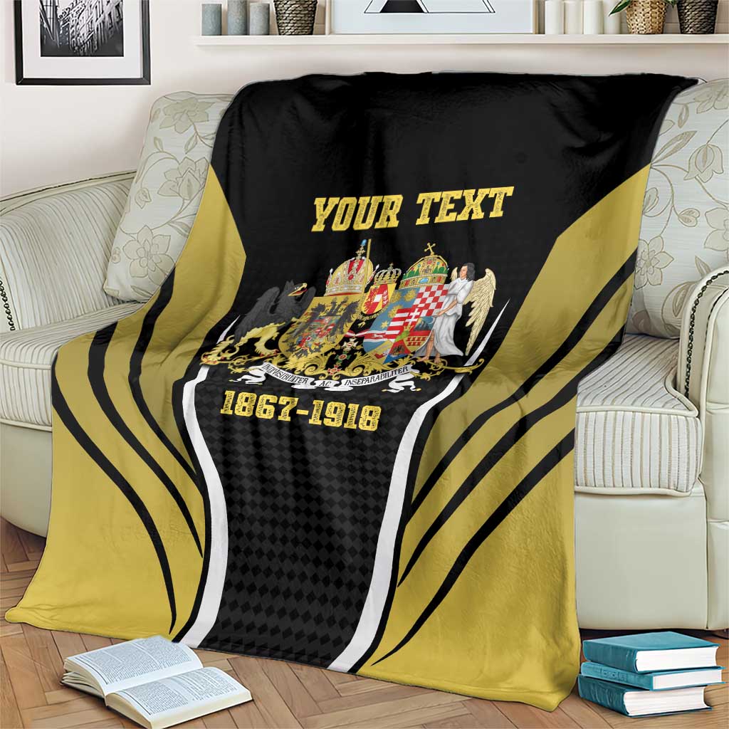 Personalized Austro-Hungarian Empire 1867-1918 Blanket Flag Color Inspiration - Wonder Print Shop