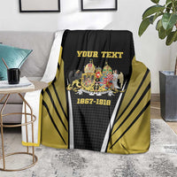 Personalized Austro-Hungarian Empire 1867-1918 Blanket Flag Color Inspiration - Wonder Print Shop