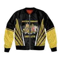 Personalized Austro-Hungarian Empire 1867-1918 Bomber Jacket Flag Color Inspiration - Wonder Print Shop