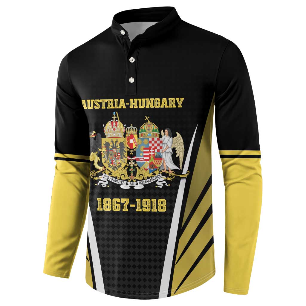 Personalized Austro-Hungarian Empire 1867-1918 Button Sweatshirt Flag Color Inspiration - Wonder Print Shop